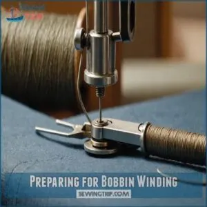 Preparing for Bobbin Winding