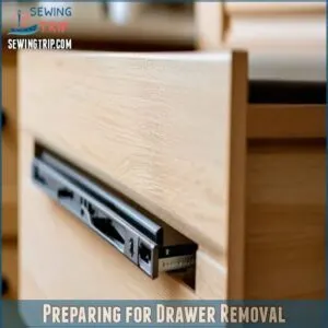 Preparing for Drawer Removal