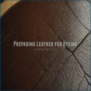 Preparing Leather for Dyeing