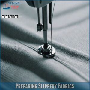 Preparing Slippery Fabrics Preparing Slippery Fabrics