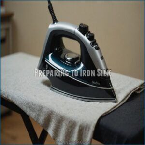 Preparing to Iron Silk Preparing to Iron Silk