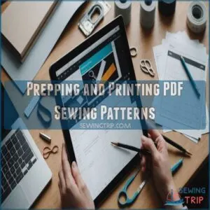 Prepping and Printing PDF Sewing Patterns