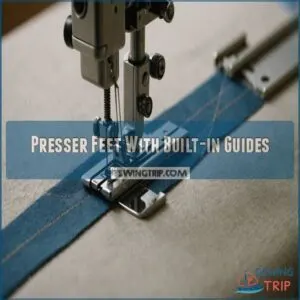 Presser Feet With Built-in Guides