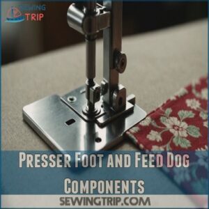 Presser Foot and Feed Dog Components