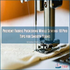 prevent fabric puckering while sewing