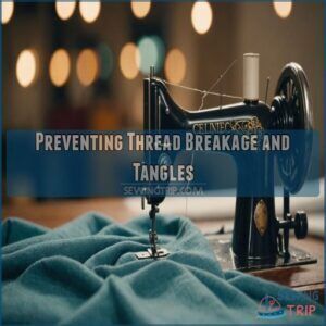 Preventing Thread Breakage and Tangles Preventing Thread Breakage and Tangles