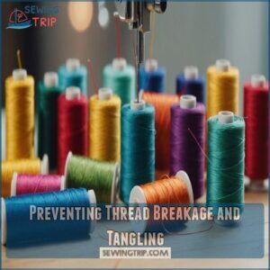 Preventing Thread Breakage and Tangling Preventing Thread Breakage and Tangling