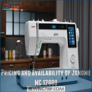 Pricing and Availability of Janome MC 12000