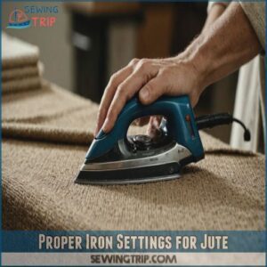 Proper Iron Settings for Jute