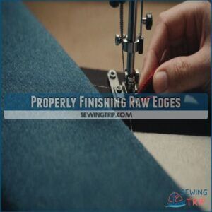 Properly Finishing Raw Edges Properly Finishing Raw Edges