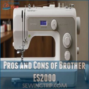 Pros and Cons of Brother ES2000