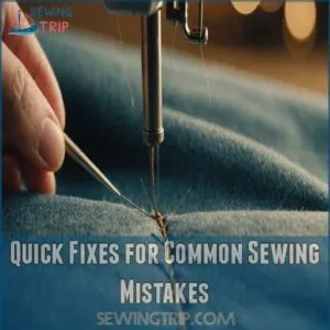 Quick Fixes for Common Sewing Mistakes