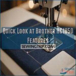 Quick Look at Brother HC1850 Features