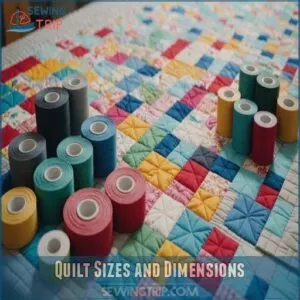 Quilt Sizes and Dimensions