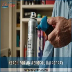 Reach for an Aerosol Hairspray