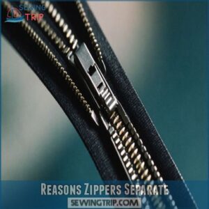 Reasons Zippers Separate