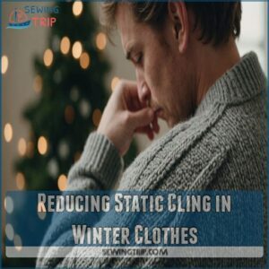 Reducing Static Cling in Winter Clothes