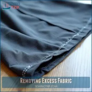 Removing Excess Fabric