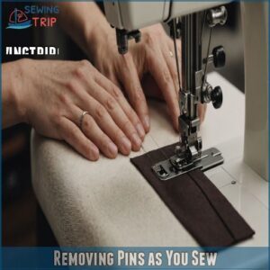 Removing Pins as You Sew