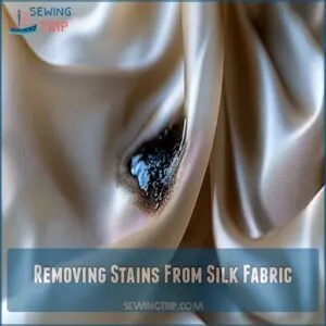 Removing Stains From Silk Fabric