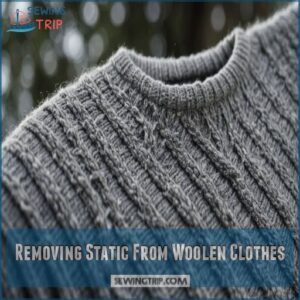 Removing Static From Woolen Clothes