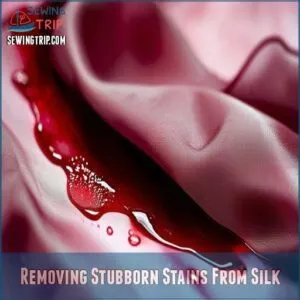 Removing Stubborn Stains From Silk