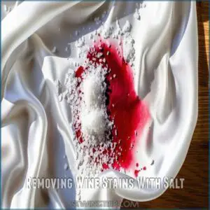 Removing Wine Stains With Salt