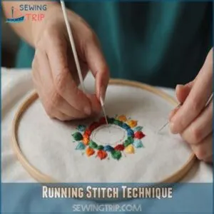 Running Stitch Technique