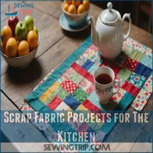 Scrap Fabric Projects for The Kitchen