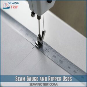 Seam Gauge and Ripper Uses