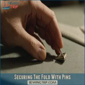 Securing The Fold With Pins