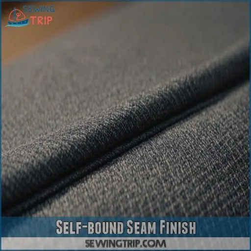 Self-bound Seam Finish