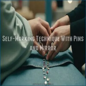 Self-Marking Technique With Pins and Mirror