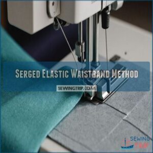 Serged Elastic Waistband Method