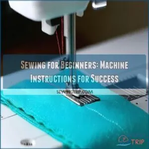 sewing for beginners machine instructions