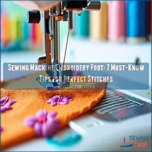 sewing machine embroidery foot for beginners