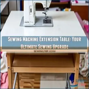 sewing machine extension table