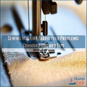 sewing machine fabric feed problems