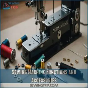 Sewing Machine Functions and Accessories