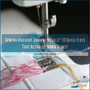 sewing machine jammed needle