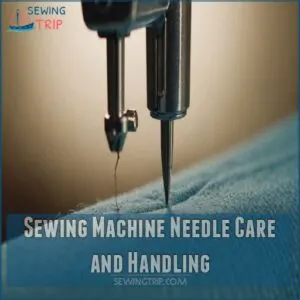 Sewing Machine Needle Care and Handling