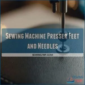 Sewing Machine Presser Feet and Needles