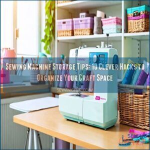 Sewing Machine Storage Tips: 10 Clever Hacks to Organize Your Craft Space 2 sewing machine storage tips