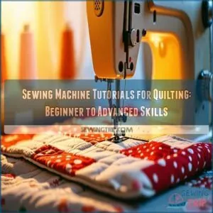 sewing machine tutorials for quilting