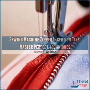 sewing machine zipper insertion tips