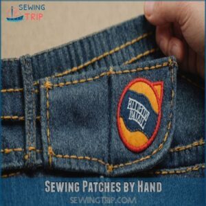 Sewing Patches by Hand