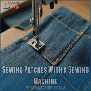 Sewing Patches With a Sewing Machine