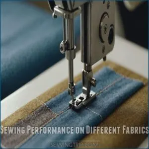 Sewing Performance on Different Fabrics