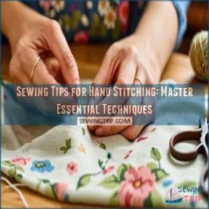 sewing tips for hand stitching