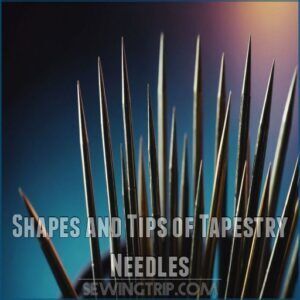 Shapes and Tips of Tapestry Needles Shapes and Tips of Tapestry Needles